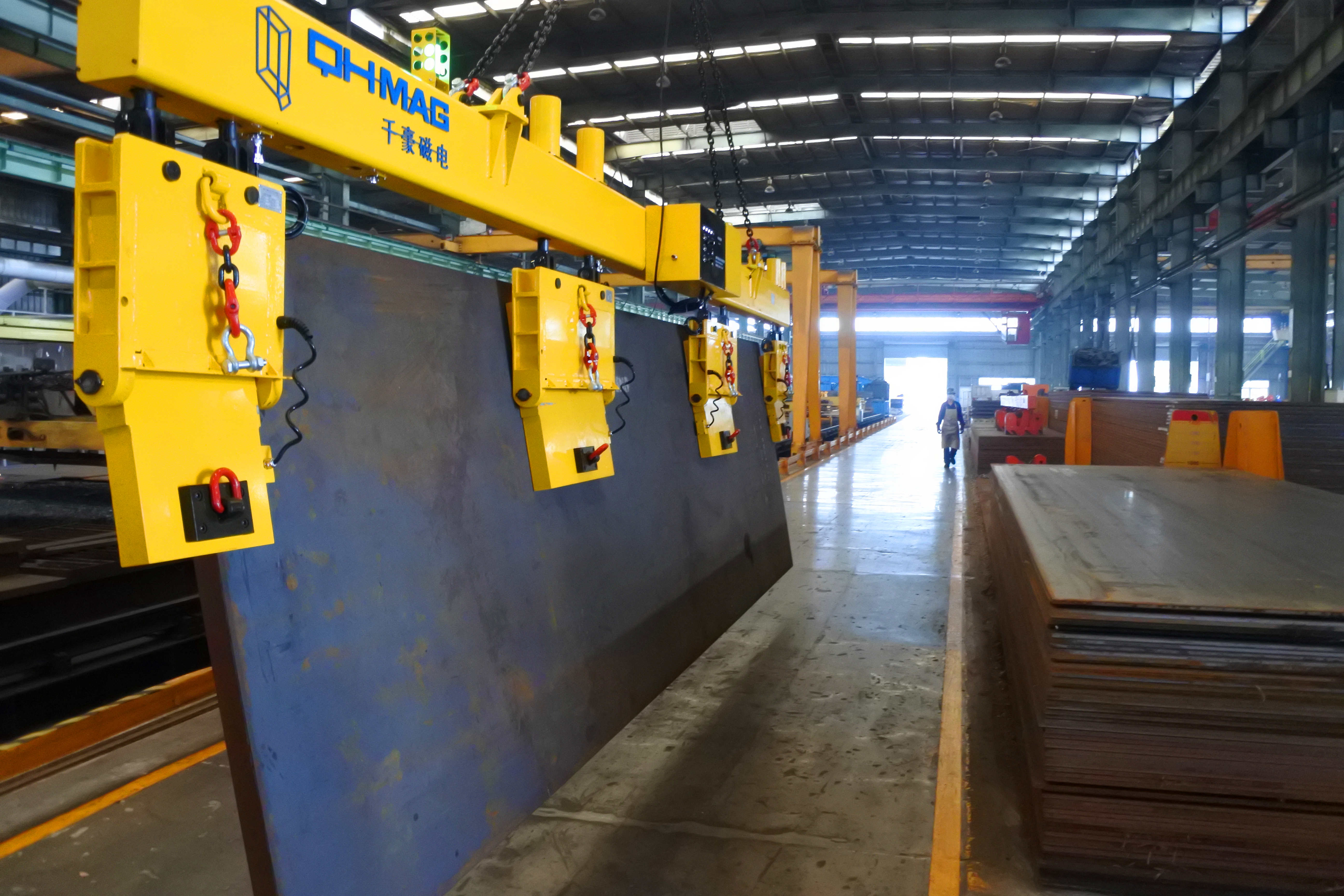 側(cè)吊鋼板，鋼板起吊，磁力吊具