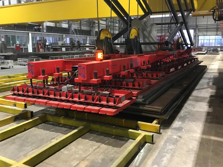 千豪電永磁吊具，鋼板下料吸盤