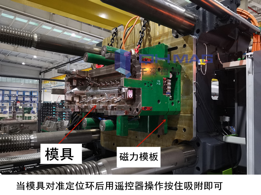 注塑機(jī)換模磁力模板，千豪