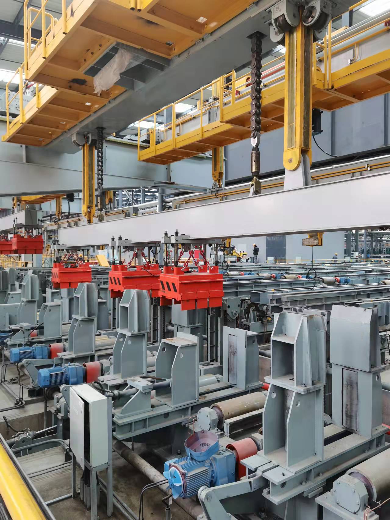 千豪吊型材，鋼軌自動化生產(chǎn)線用電永磁鐵吊具