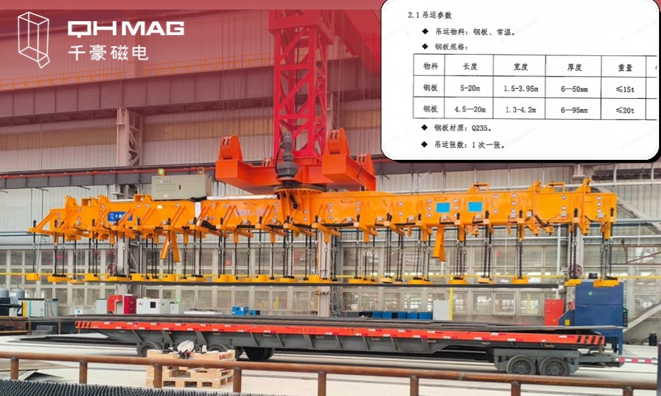 千豪起重電永磁鐵，電永磁吊具，吊鋼板專用夾具